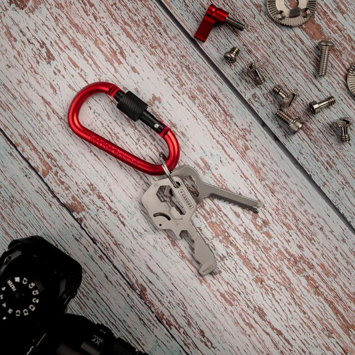 Produktbild Caruba Karabinerhacken rot (3 er Set)