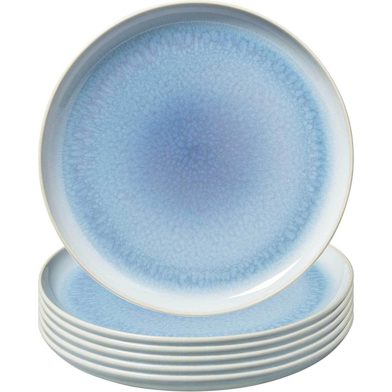 Villeroy & Boch Multipack Crafted Blueberry Frühstücksteller - 6 Stück, Teller, Türkis