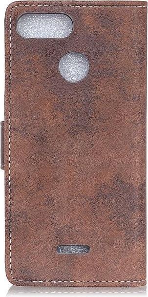 Produktbild MU Style Vintage Leder Bookcover Series (Xiaomi Redmi 6)
