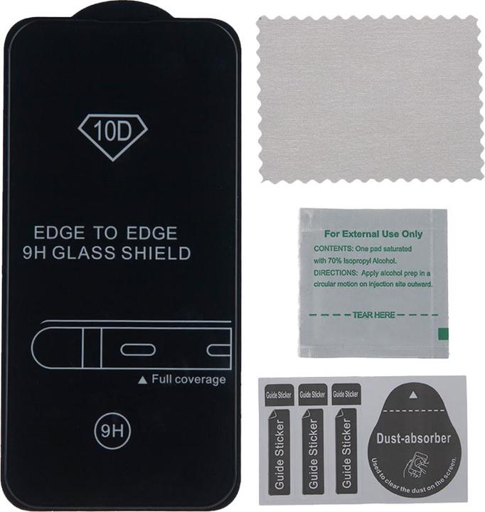 Produktbild OEM Gehärtetes Glas 10D für Samsung Galaxy A20e schwarzer Rahmen (Galaxy A20e)