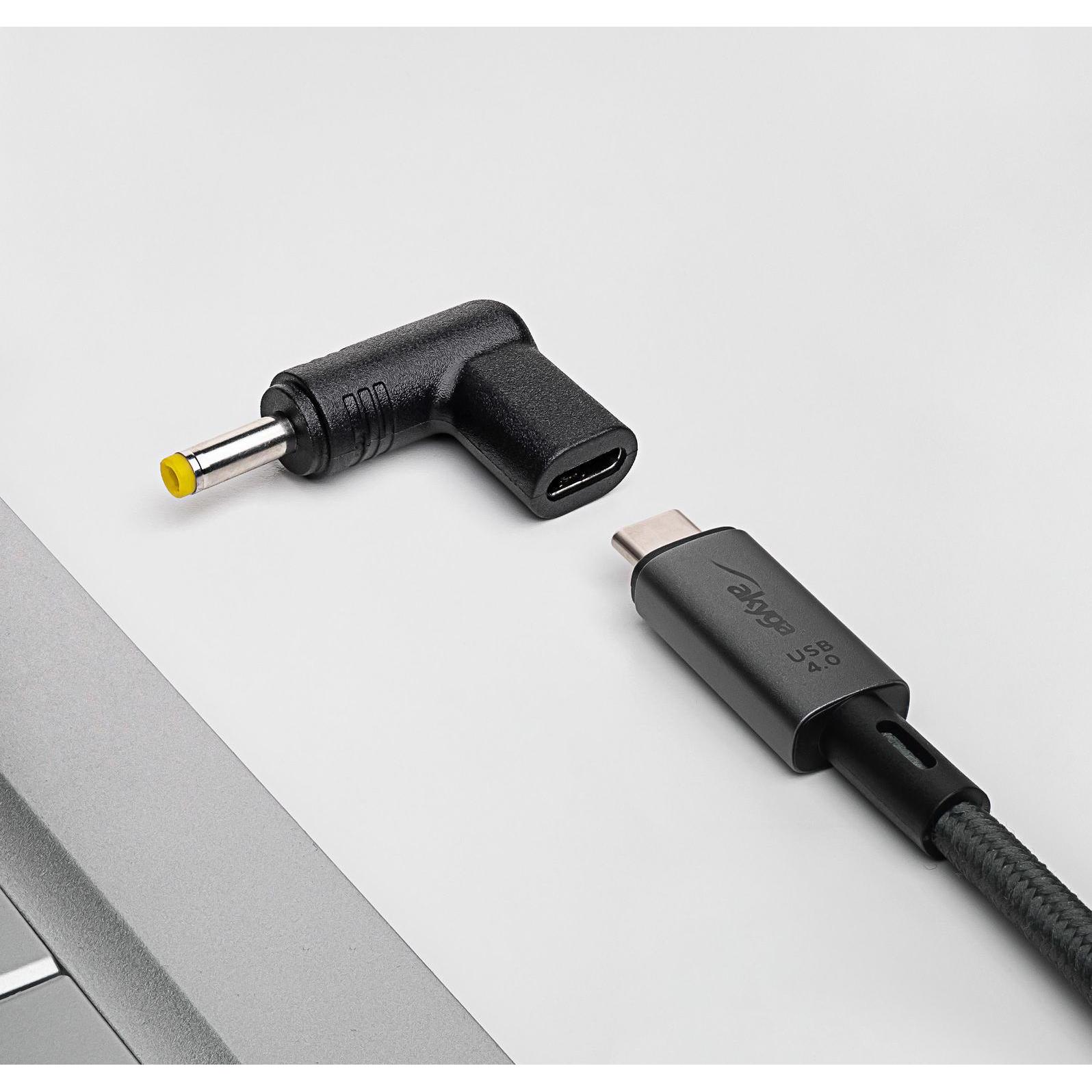 Thumbnail - Akyga AK-ND-C04 (100 W), Notebook Netzteil, Schwarz