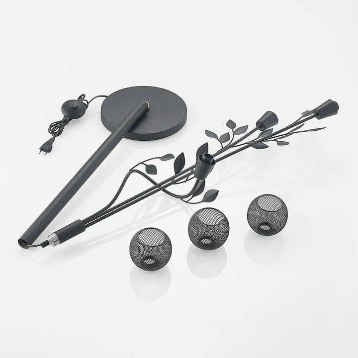 Image du produit Lindby Lampadaire florentin Kanye, à trois flammes (E14)