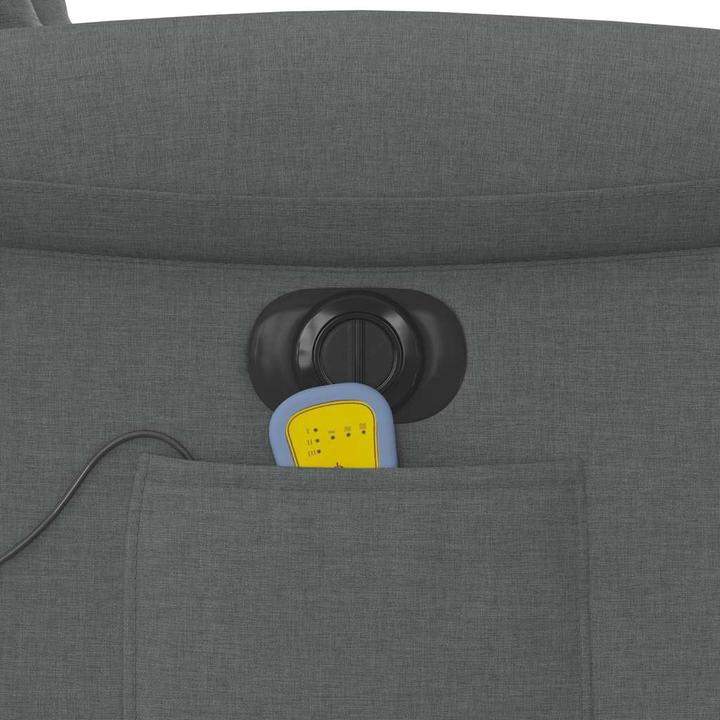 Produktbild vidaXL Massagesessel Elektrisch Dunkelgrau Stoff