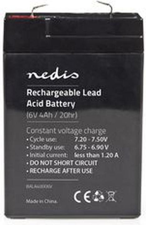 Produktbild Nedis Wiederaufladbarer Blei-Akku, 6 V, 4500 mAh (1 Stk., Akku)