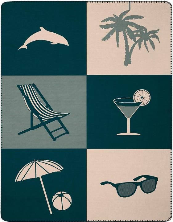 Actual product image Biederlack Wohndecke Beach Life (200 x 150 cm)