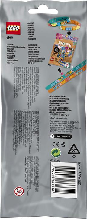 Produktbild LEGO Abenteuer Freundschaftsarmbänder (41918, LEGO Dots)