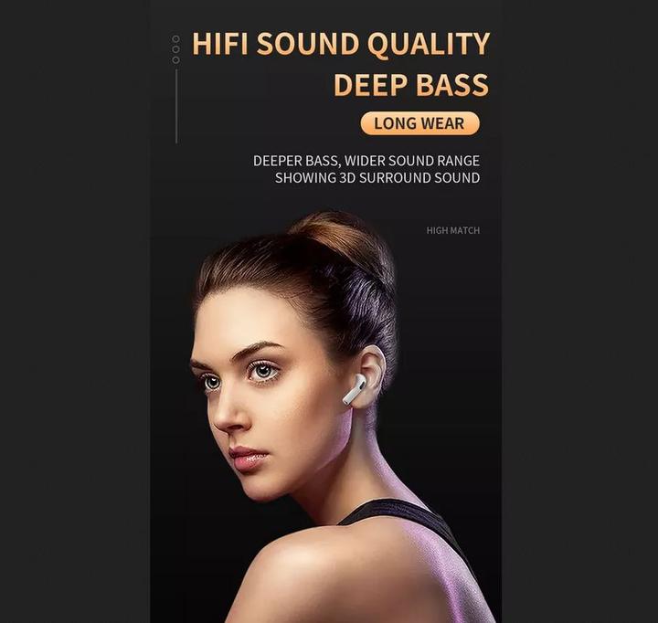 Produktbild PhoneLook Bluetooth 5.0 Kopfhörer Pro 6 Super Bass wireless Earbuds rundes Design (4 h, Kabellos)