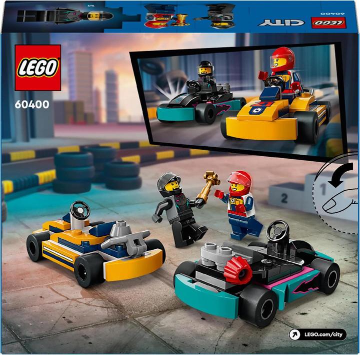 Image du produit LEGO Go-karts avec pilotes de course (60400, LEGO City)