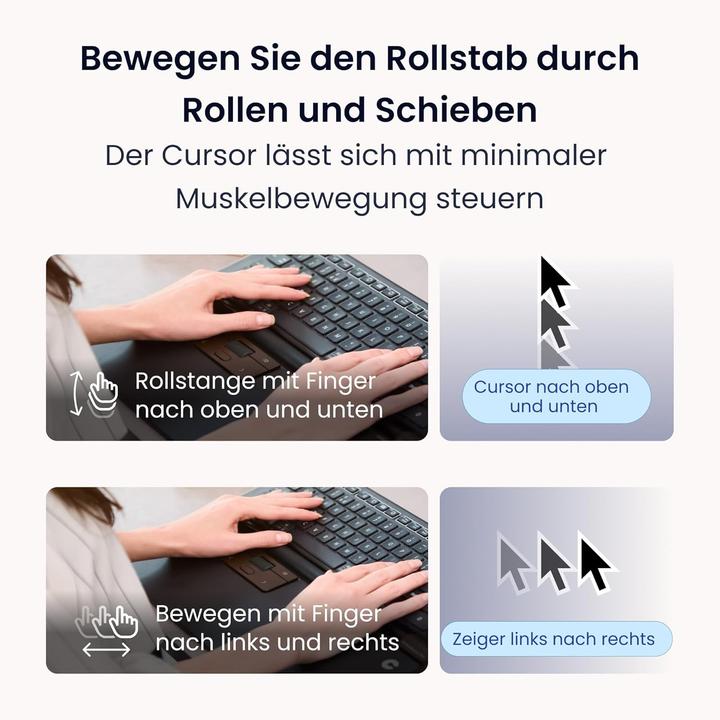 Actual product image Contour RollerMouse Pro WL Regular WR vegan leather retail (Cable, Wireless)