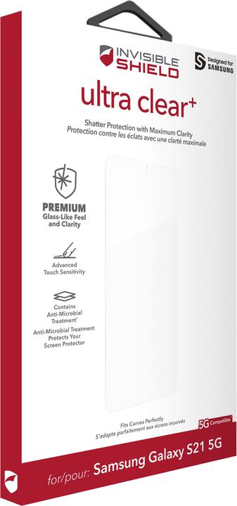 Immagine prodotto InvisibleShield Ultra chiaro+ (1 Pezzo/i, Samsung Galaxy S21)