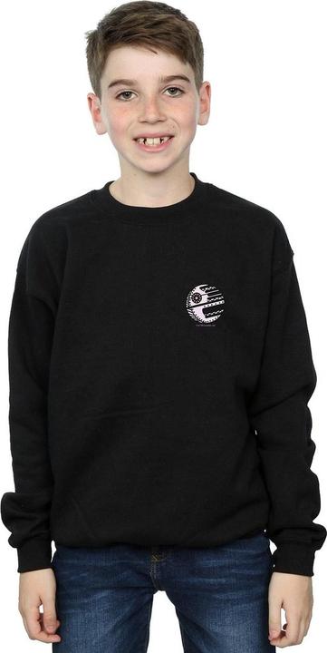 Actual product image Star Wars Boys Death Star Chest Print Sweatshirt (140, 146)