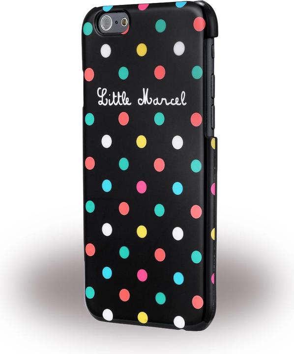 Actual product image Little Marcel LMIP6013? Noir Pois - Hard Cover Case Protective Cover - Apple iPhone 6 6s (Apple iPhone 6)
