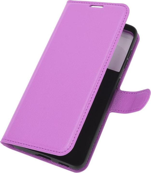 Actual product image Cover-Discount Galaxy S21 - leather case cover purple (Samsung Galaxy S21)