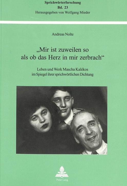 Produktbild Mir ist zuweilen so als ob das Herz in mir zerbrach' (Deutsch, Andreas Nolte, 2003)