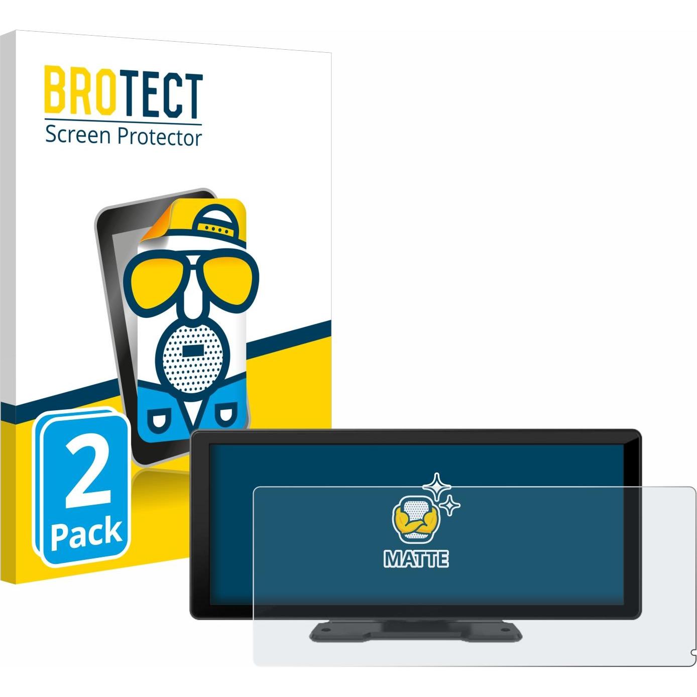 BROTECT, Fahrzeug Navigation Zubehör, Entspiegelungs-Schutzfolie Displayschutz Matt