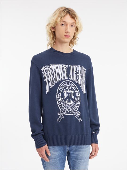 Image du produit Tommy Hilfiger Tommy Jeans Relaxed Varsity Jacquard Knit Sweater - 88647 (M)