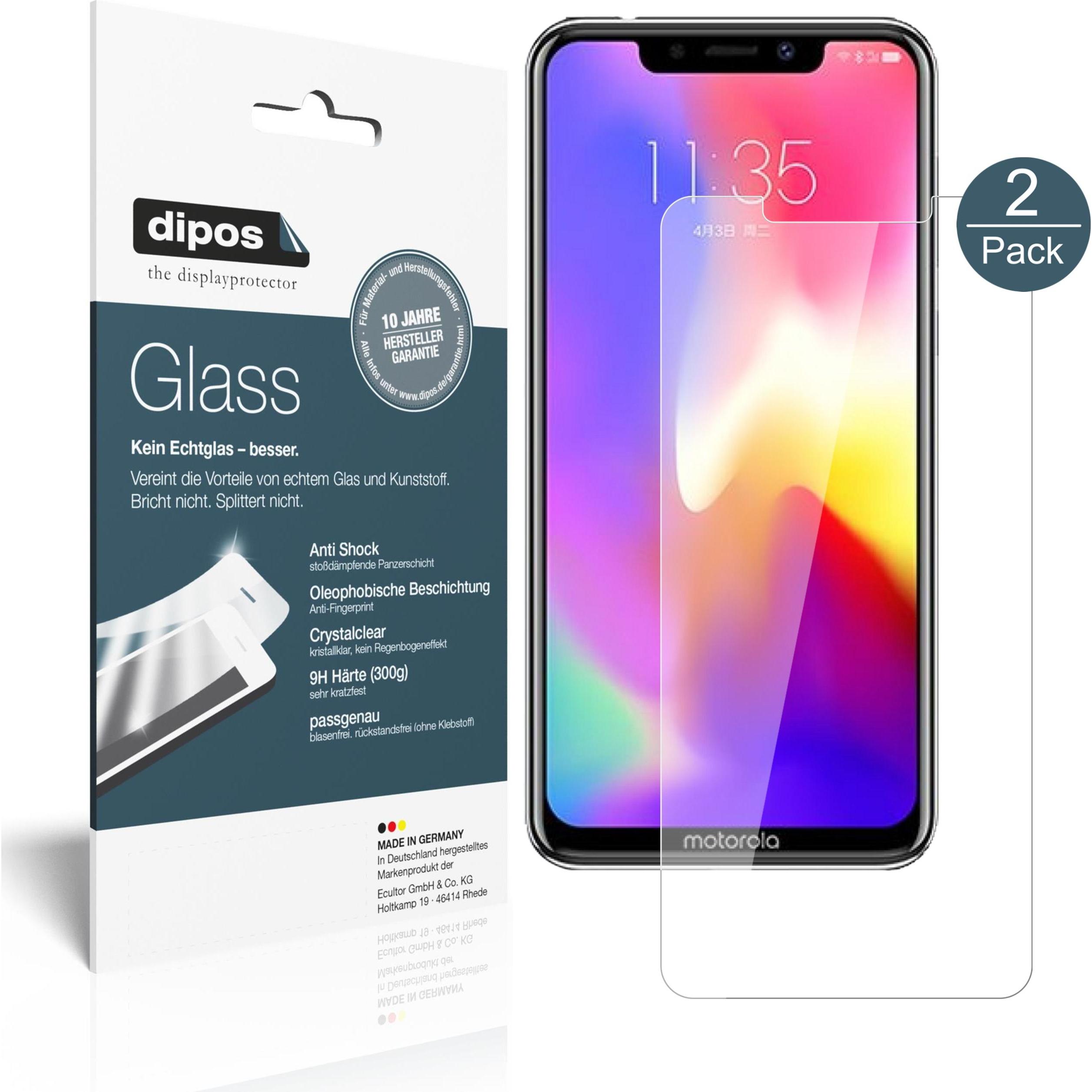 Dipos Displayschutz Anti-Shock (1 Stück, Motorola P30), Smartphone Schutzfolie, Transparent