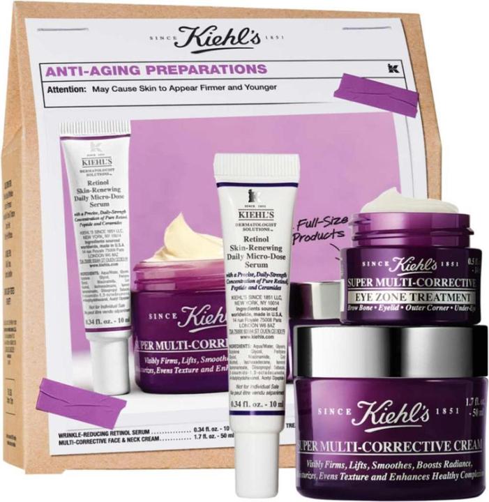 Image du produit Kiehl's Anti-Aging Preparations Set (Kit de soins du visage)