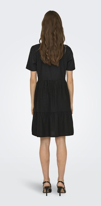 Produktbild Only Normal geschnitten V-Ausschnitt Kurzes Kleid Glockenförmiges Kleid (L)