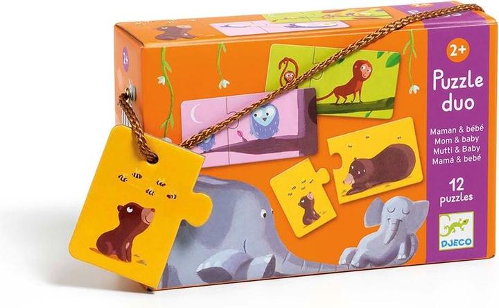 Djeco Mommy and babe duo (12 pieces)