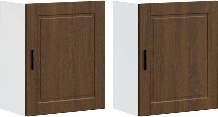 Immagine prodotto VidaXL Pensili da cucina 2 pezzi. Legno ingegnerizzato effetto rovere marrone (50 x 31 x 60 cm)