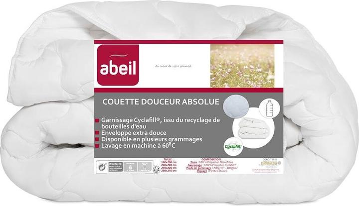 Produktbild Abeil Steppdecke Weiss 400 g (240 x 260 cm) (400 g, 240 x 260 cm)
