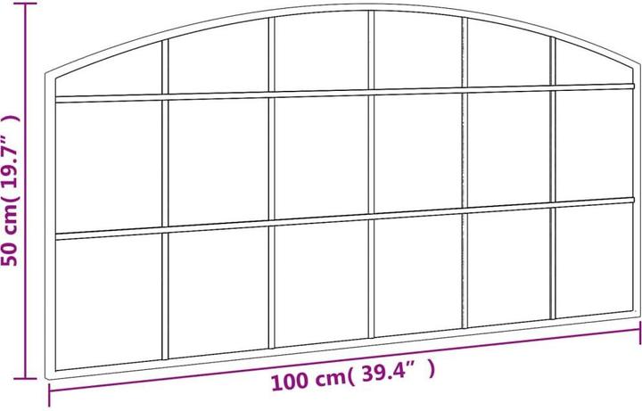 Image du produit vidaXL Wandspiegel (100 x 50 cm)