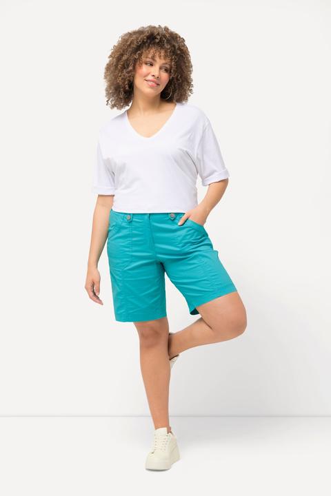 Produktbild Ulla Popken Cargo-Bermuda, Komfortbund, 4-Pocket-Schnitt (56)