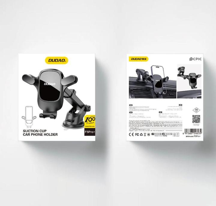 Produktbild Dudao Autotelefonhalter für F5Pro Cockpit - Schwarz