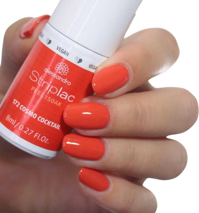 Actual product image Alessandro Striplac Peel or Soak - 172 Cosmo Cocktail (172 Cosmo Cocktail, UV gel varnish)