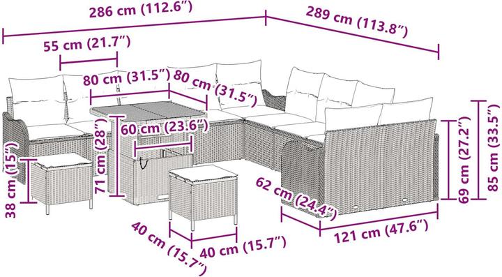 Produktbild vidaXL Zoie