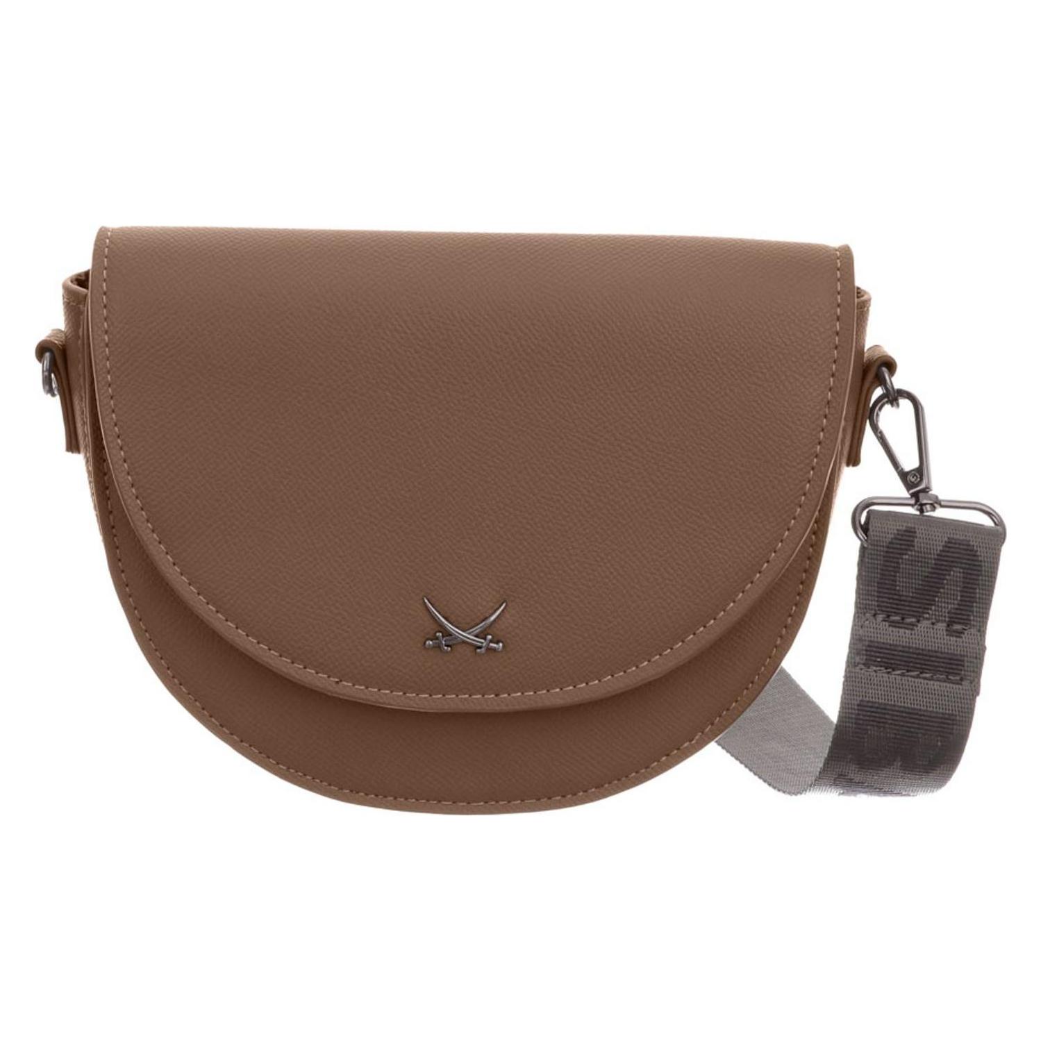 Sansibar, Damen, Handtasche, Saddle Bag, Braun