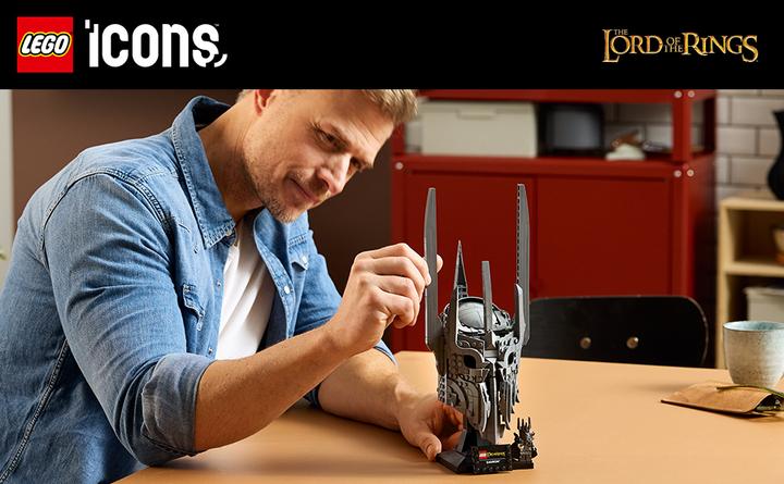 Immagine prodotto LEGO Il Signore degli Anelli: l'elmo di Sauron (11373, LEGO Icons)