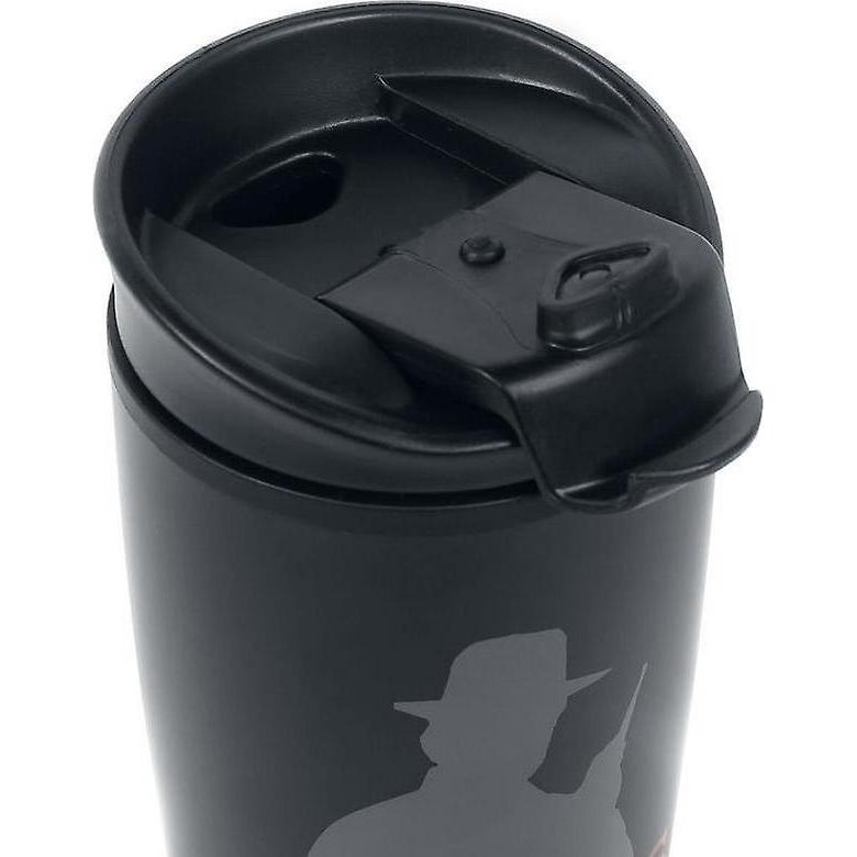 Thumbnail - Pyramid, Tasse, Fremde Dinge Kaffee und Kontemplation kelioninis puodelis 450 ml (450 ml)