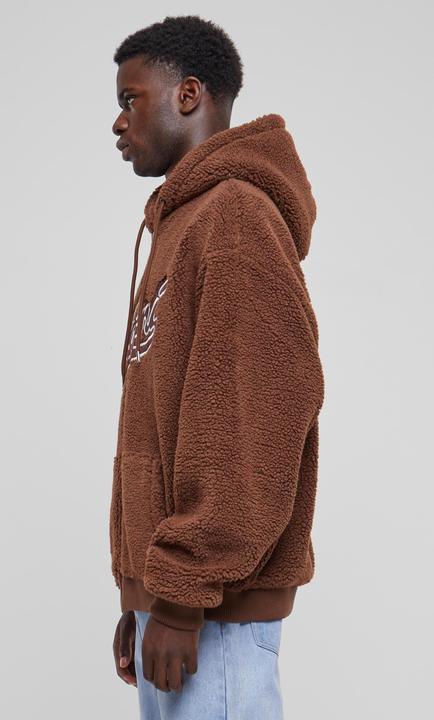 Actual product image Karl Kani KM233-019-1 KK Varsity Teddy Full Zip Hoodie - 111345 (XL)