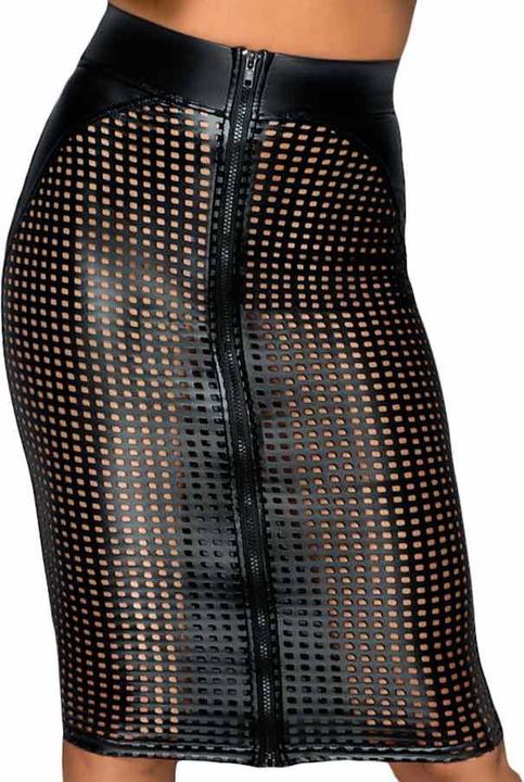 Noir Handmade Lasercut Skirt (S)