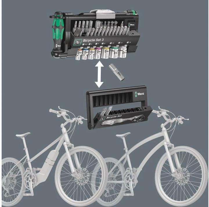 Produktbild Wera Bicycle Set 3 (5/16", 10/32", 1/2", 1/4", 3/8", 3/4")