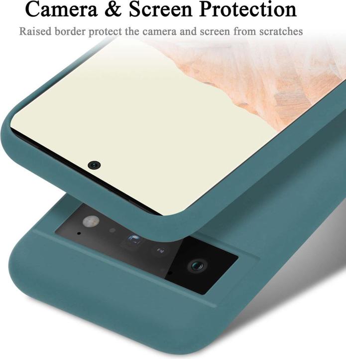 Actual product image Cadorabo Bumper Case for Google PIXEL 6 PRO TPU Liquid Silicone Cover for Google PIXEL 6 PRO (Google Pixel 6 Pro)