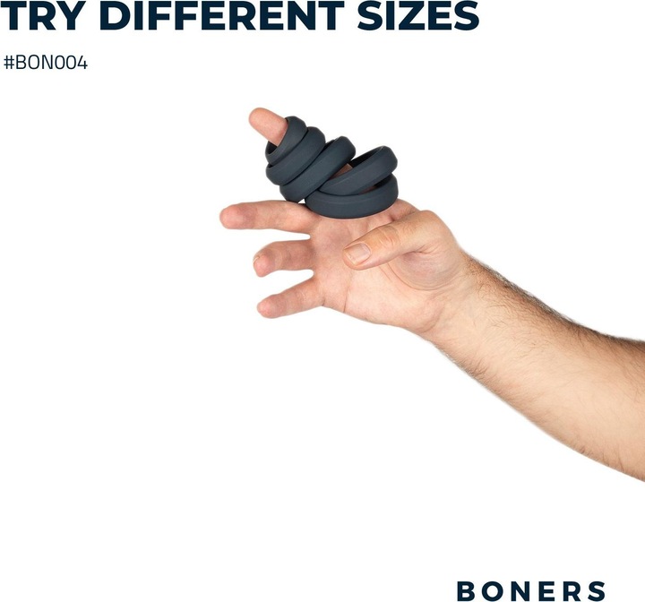 Actual product image Boners Wide Cockring Set (9 cm)