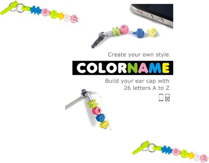 Produktbild BlackBerry Colorname Ear Cap Letters