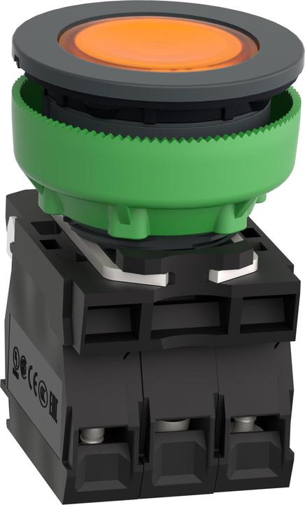 Produktbild Schneider Electric Leuchtdrucktaster, kompl, Flush, XB5FW35B5