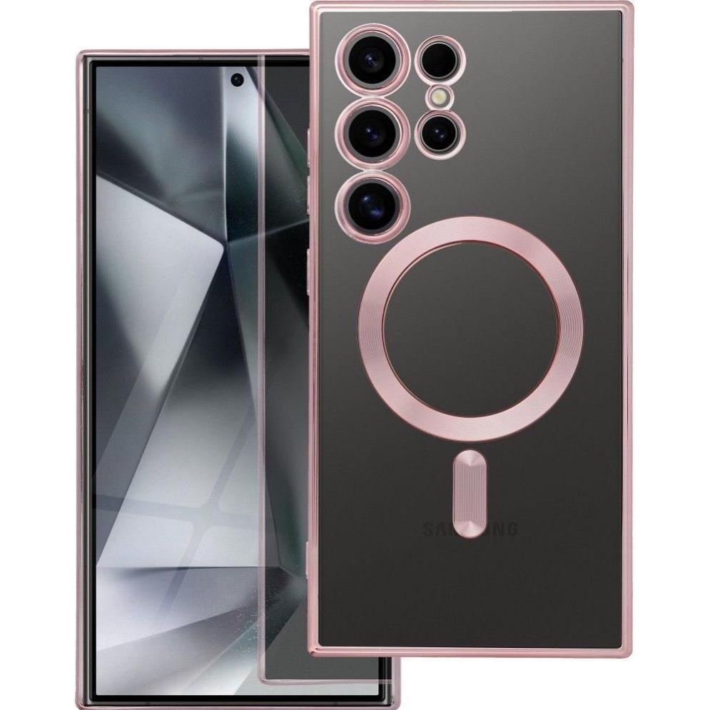 OEM Back panel cover Case for Samsung S26 ULTRA Electro Mag Cover compatible with MagSafe gold-rose (Samsung Galaxy S26 Ultra), Cover smartphone, Oro,