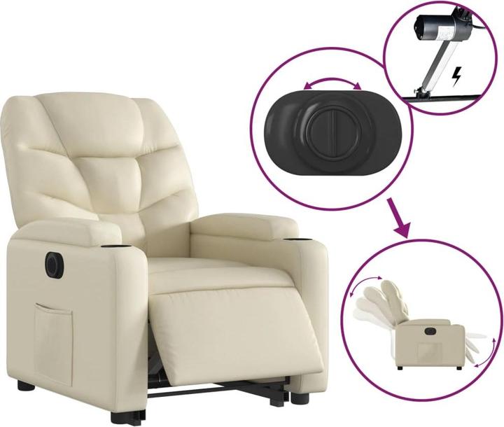 Image du produit vidaXL Relaxsessel mit Aufstehhilfe