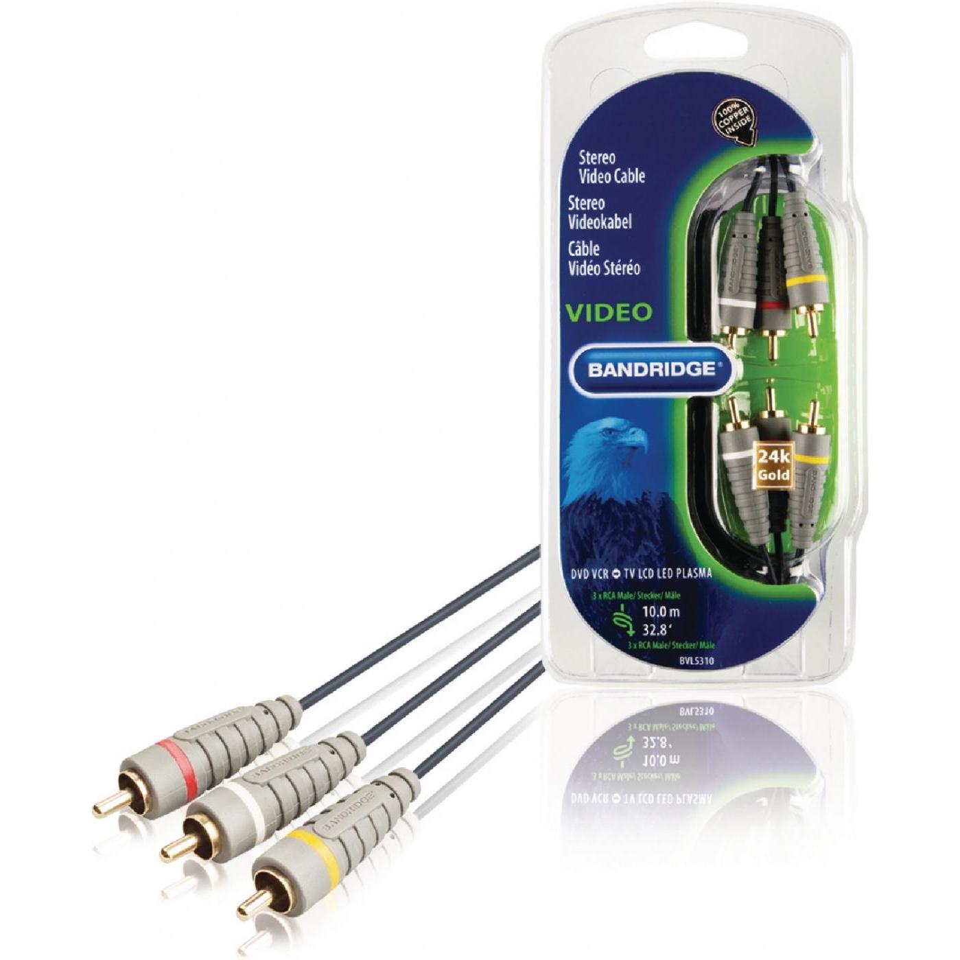 Thumbnail - Bandridge BVL5310 (10 m), Audio Kabel