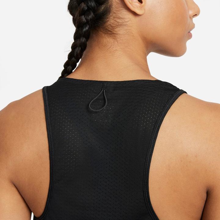 Immagine prodotto Nike Canotta da donna W NK Run DVN Miler AOP, nera/riflettente, DA1248-010, taglia XL (XL)