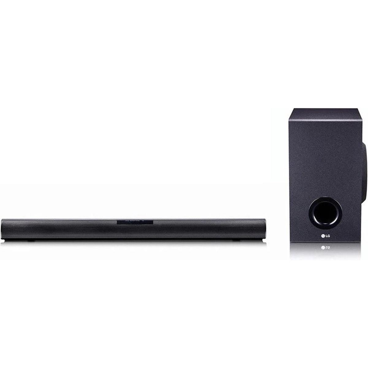 LG SQC1 (160 W, 2.1 Kanal), Soundbar, Schwarz