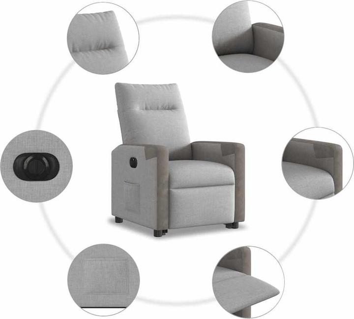 Image du produit vidaXL Relaxsessel mit Aufstehhilfe