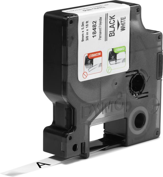 Produktbild Dymo Rhino ID2 Polyesterband (0.90 cm, Weiss)