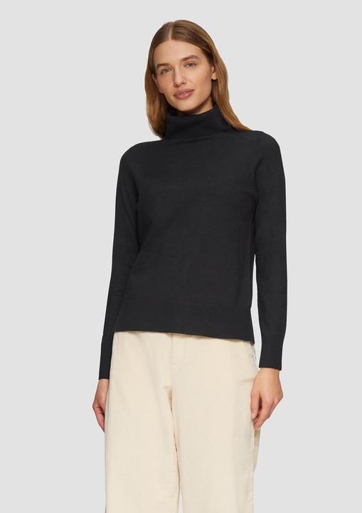 Produktbild s.Oliver Strickpullover Strickpullover mit Struktur aus Viskosemix (S)