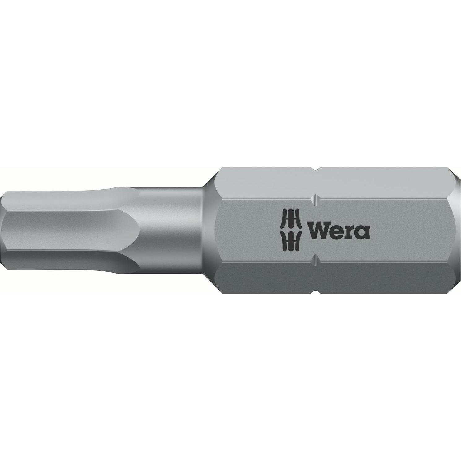 Wera, Bits, 840/1 Z Hex-Plus 6,0 x 25 mm (HEX 6,0 mm x 25)